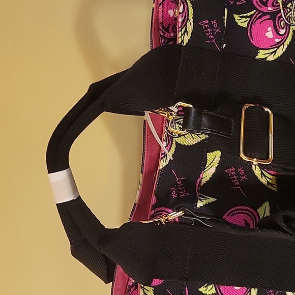 BETSEY JOHNSON FLORAL CANVAS TOTE - Picture 3 of 16